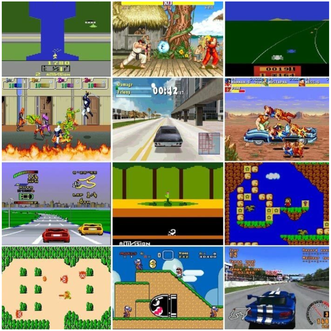 Portable retro console with 15,000 games