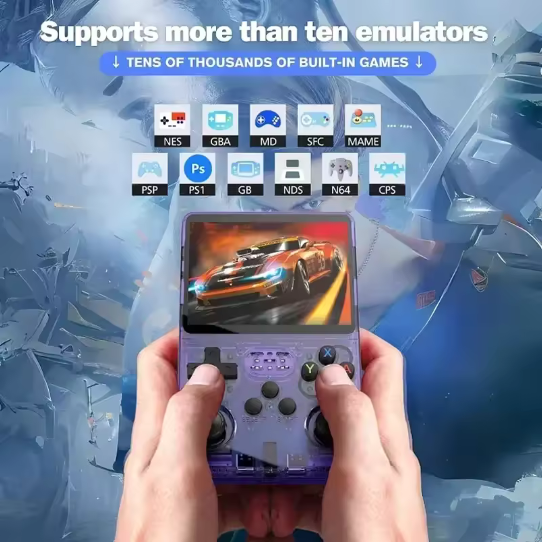 Portable retro console with 15,000 games